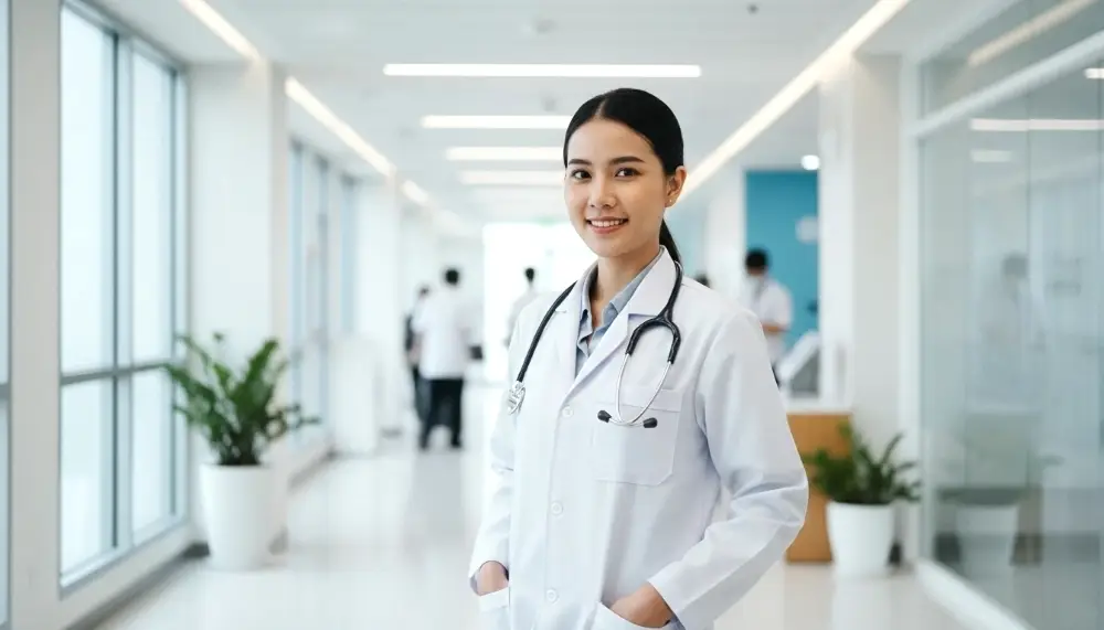 A professional Thai doctor