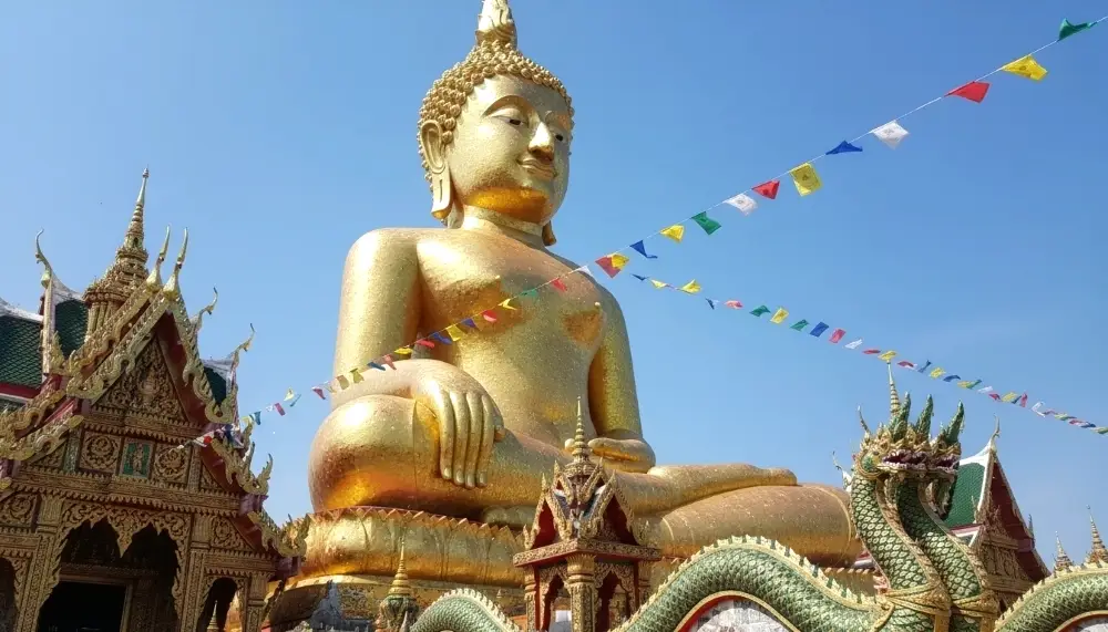 Big Buddha temple in Koh Samui