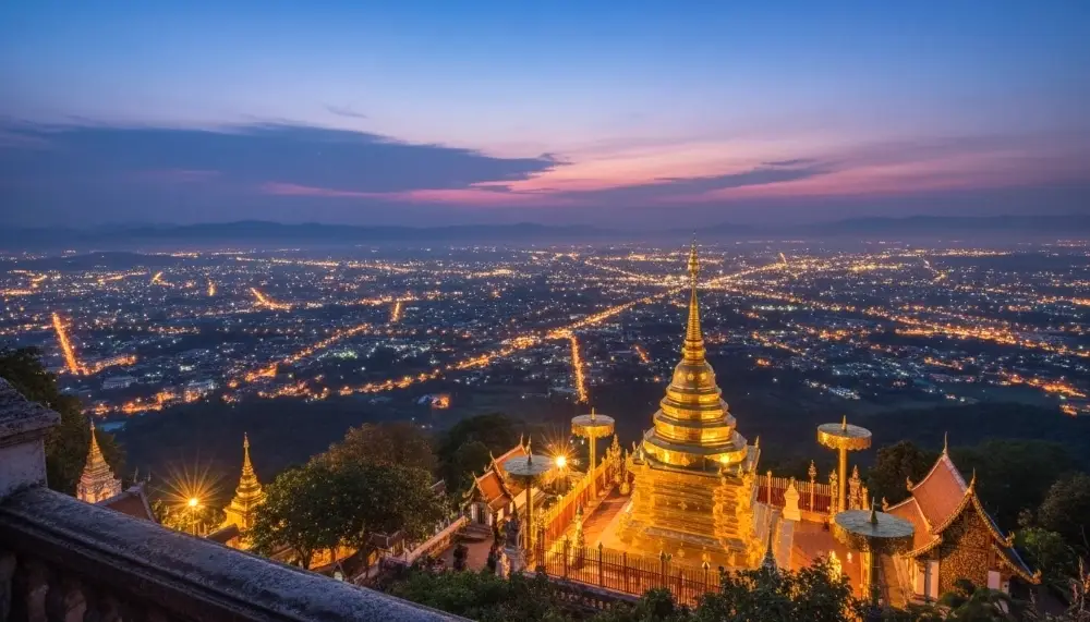 Chiang Mai at twilight