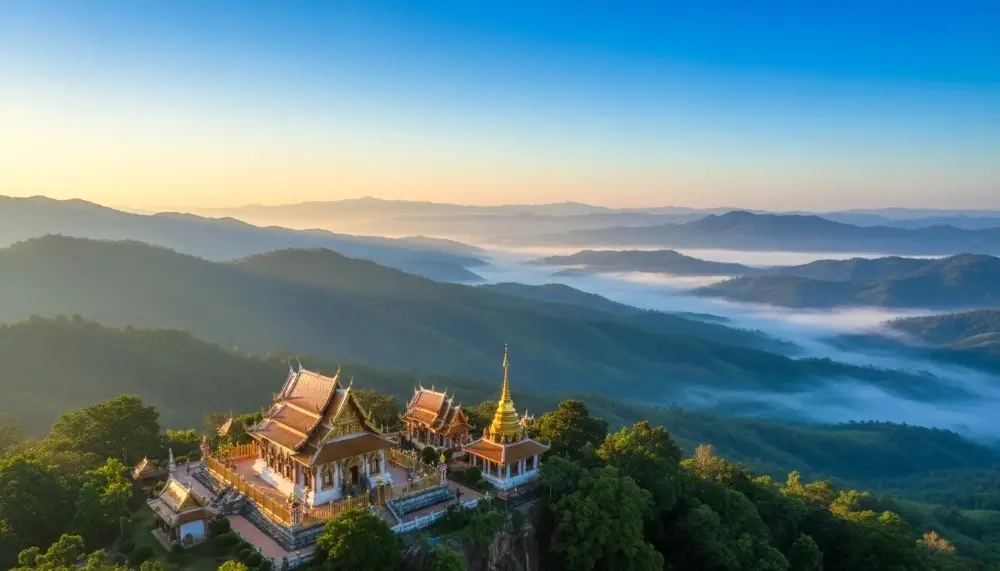Chiang Mai during sunrise