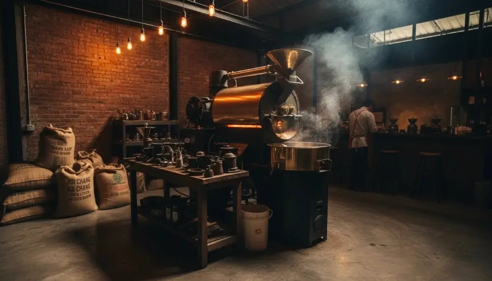 Chiang Mai warehouse cafe