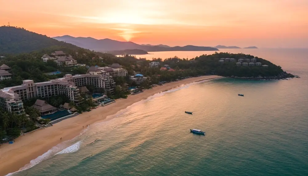 Kata Beach at golden hour