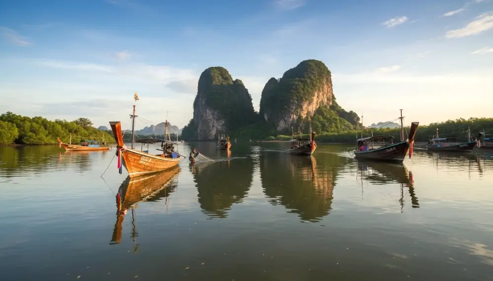 Krabi River in Krabi Town