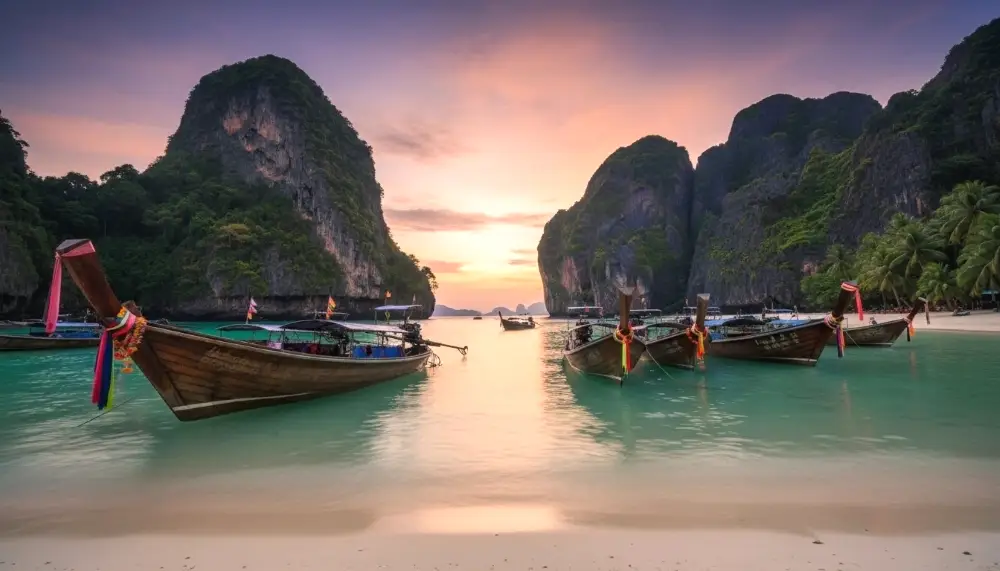 Railay West at golden hour