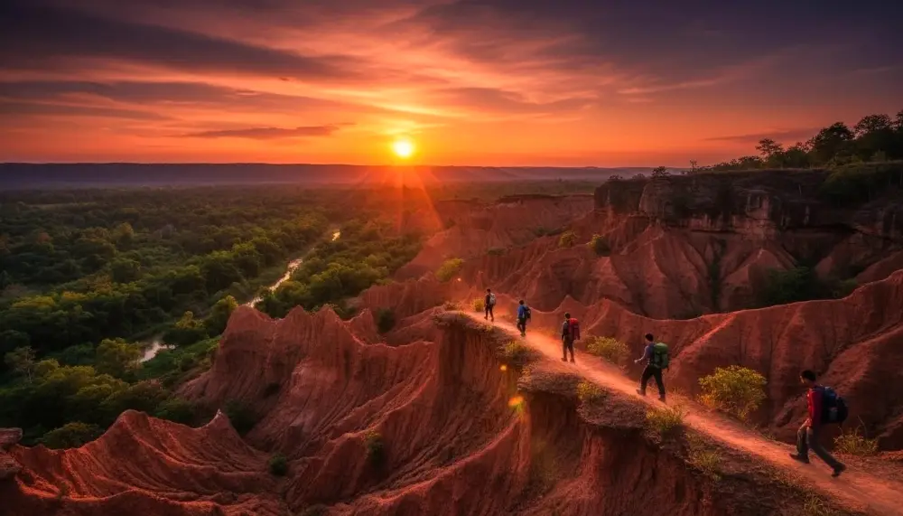 Red ridges of Pai Canyon