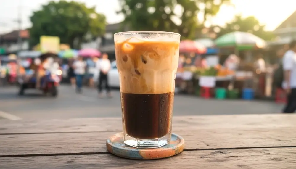 Thai iced coffee