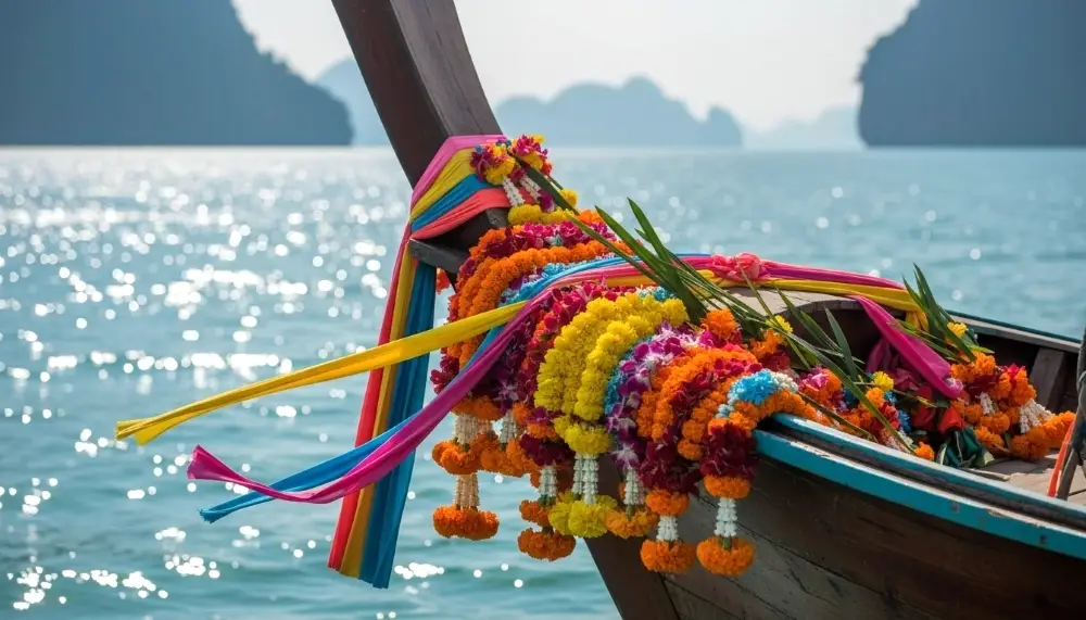 Thai-longtail boat prow