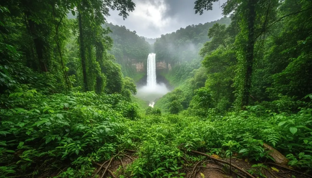 Thai rainforest during the Green Season