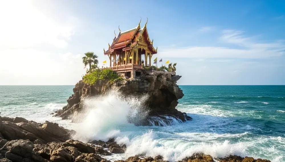 Thai temple pavilion