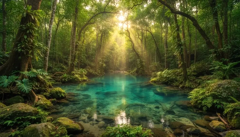 The Emerald Pool in Krabi
