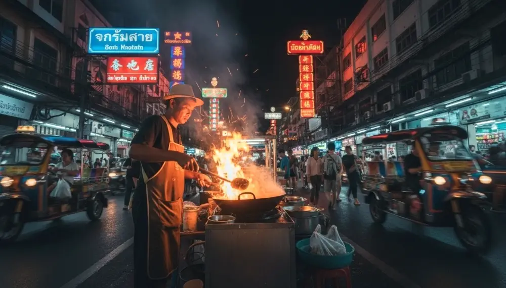 Yaowarat Road in Bangkok’s Chinatown