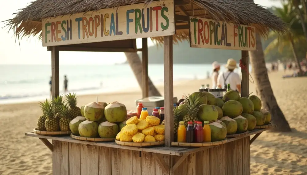 beach stall in Phuket