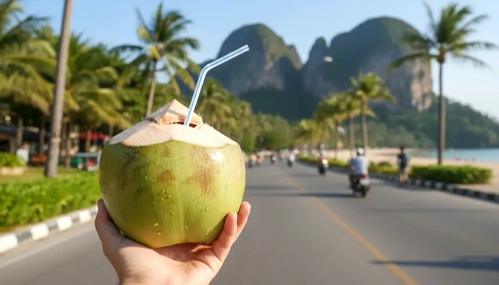 beachfront road of Ao Nang