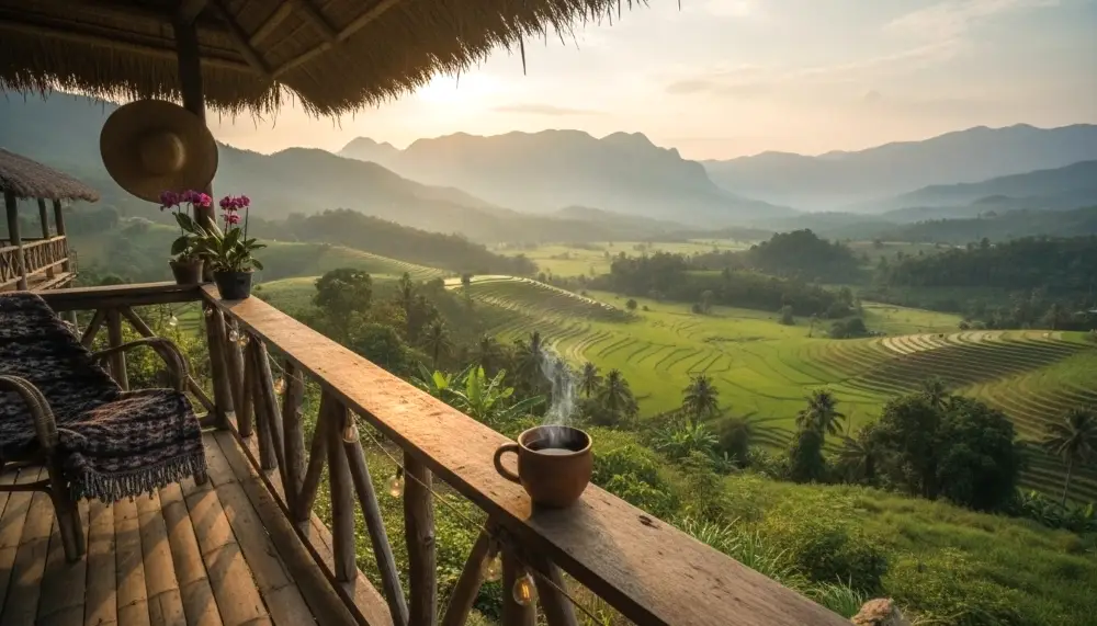 coffee shop in Northern Thailand