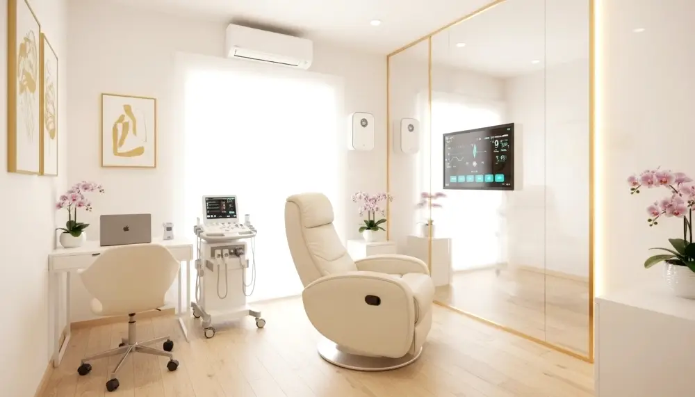 consultation room in a Thai private clinic