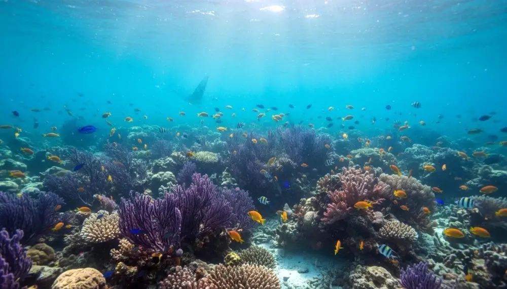 coral reef in the Surin Islands