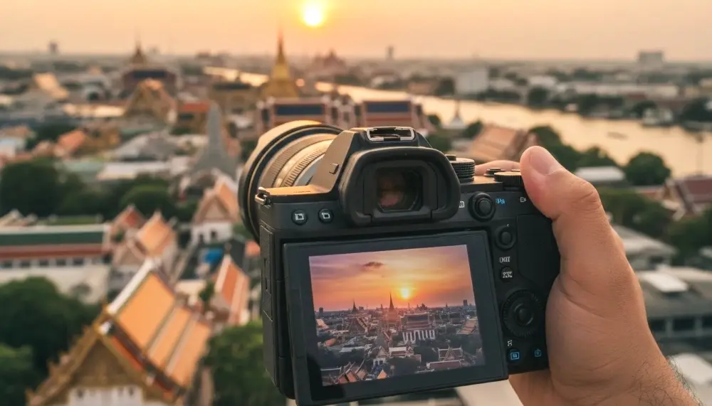 framing shot Bangkok