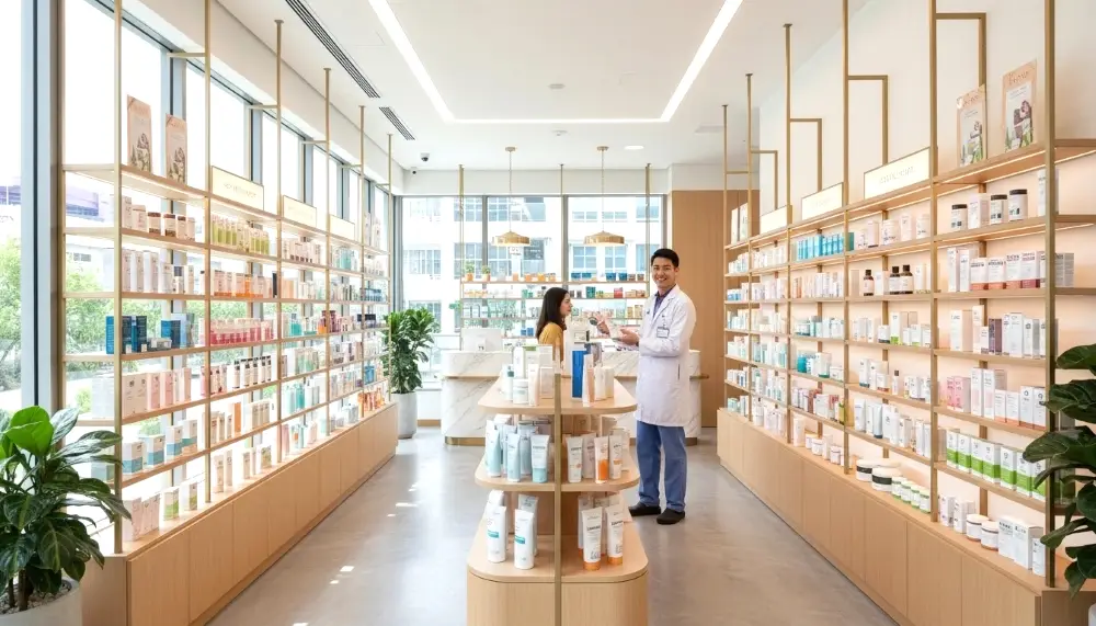 high end modern pharmacy in Thailand