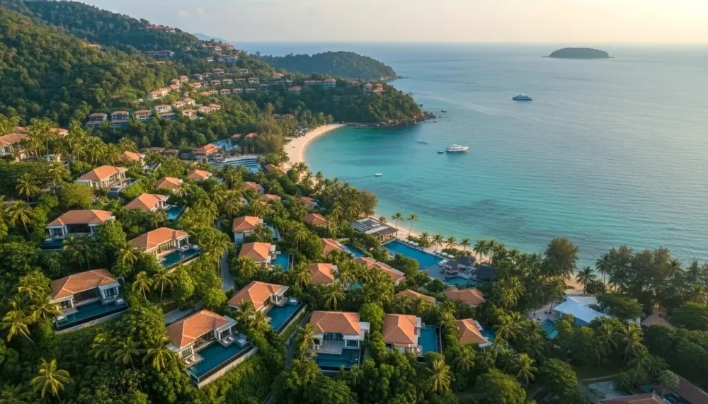 lush green Phuket hillside