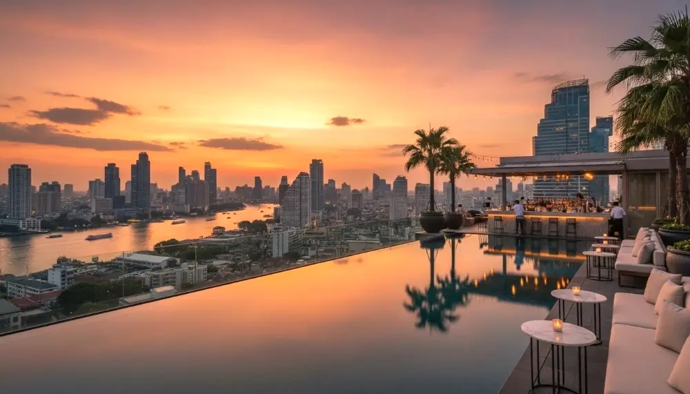 luxury Bangkok rooftop bar