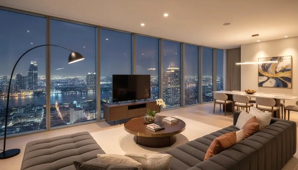 luxury modern apartment in Bangkok