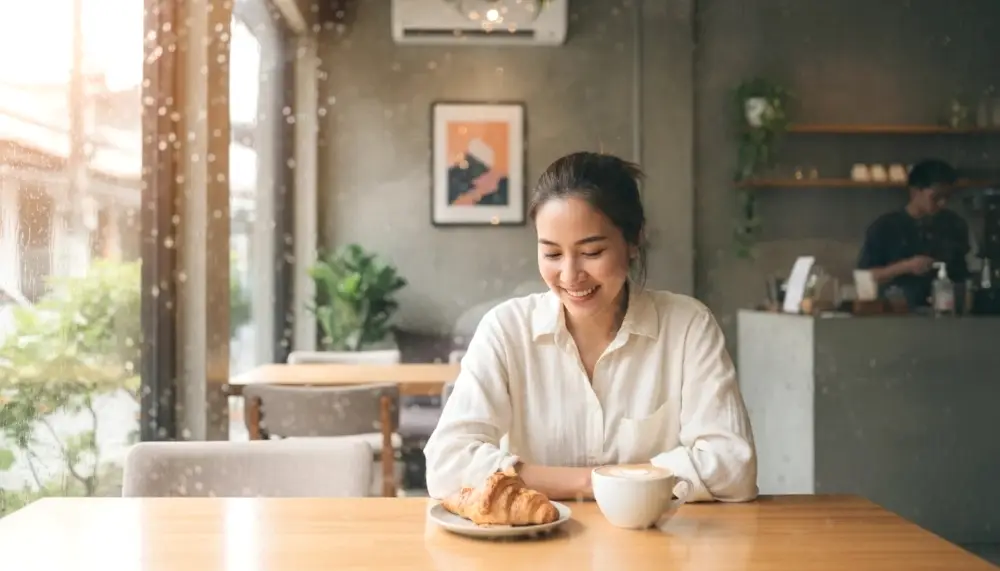 modern coffee shop in the Nimmanhaemin