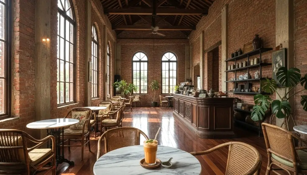 modern thai boutique café