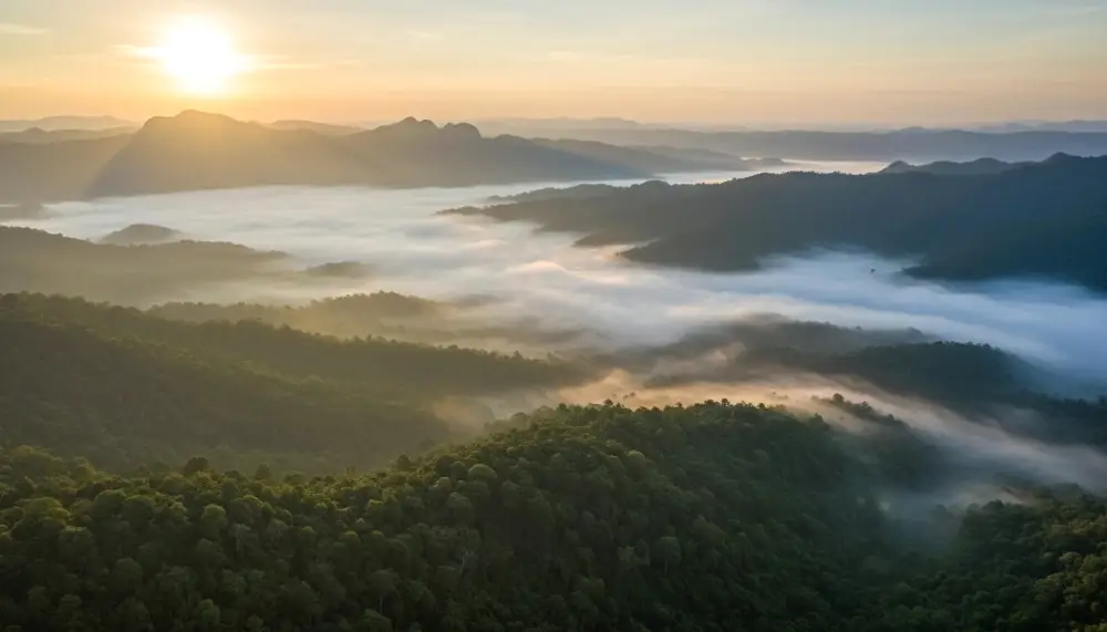mountain range in Chiang Mai
