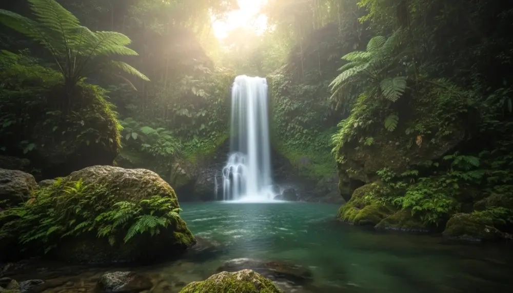 powerful hidden waterfall