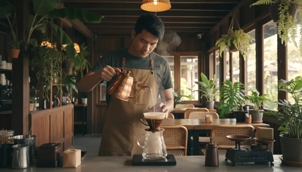 rustic Chiang Mai cafe