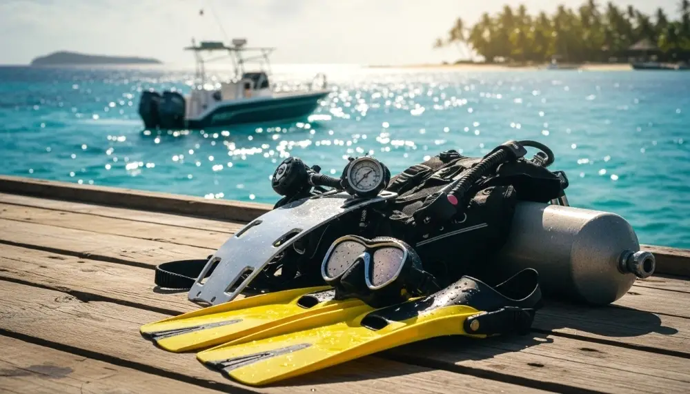 scuba divers gear