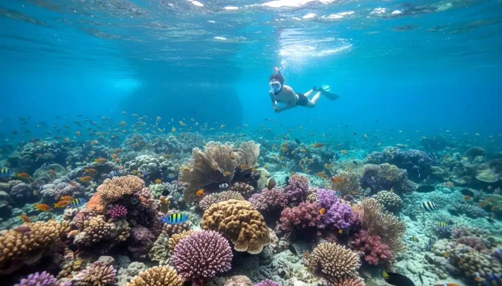 snorkeling in the Phi Phi Islands