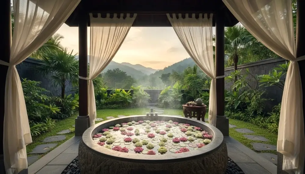 spa pavilion in Northern Thailand