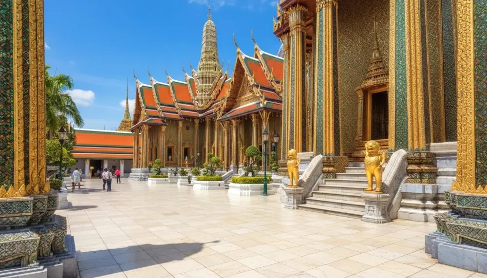 thailand Grand Palace courtyards