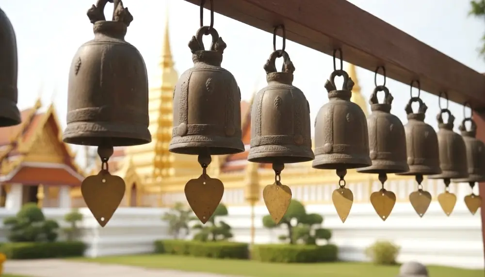 traditional Thai temple bells