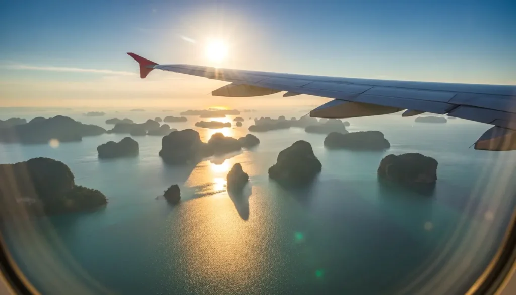 view limestone karsts of Phang Nga Bay