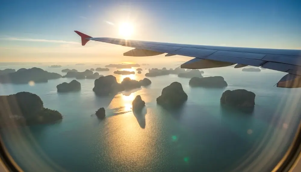 view limestone karsts of Phang Nga Bay