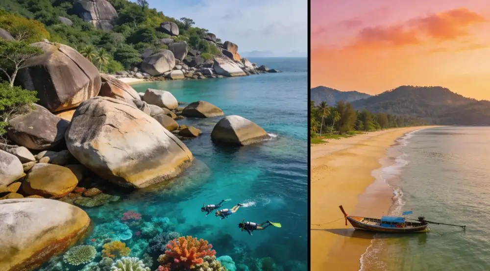 Koh Taos rugged beauty