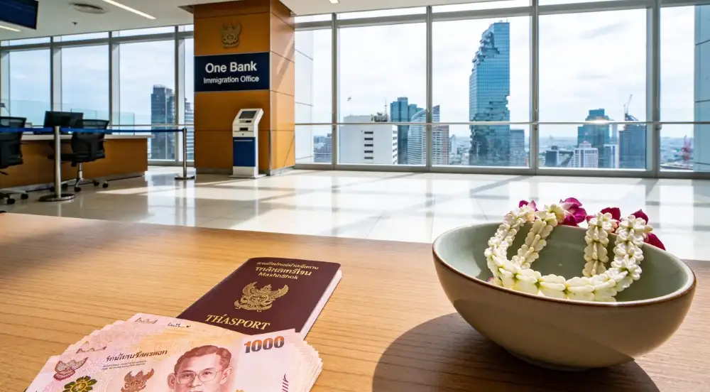 immigration office interior at One Bangkok