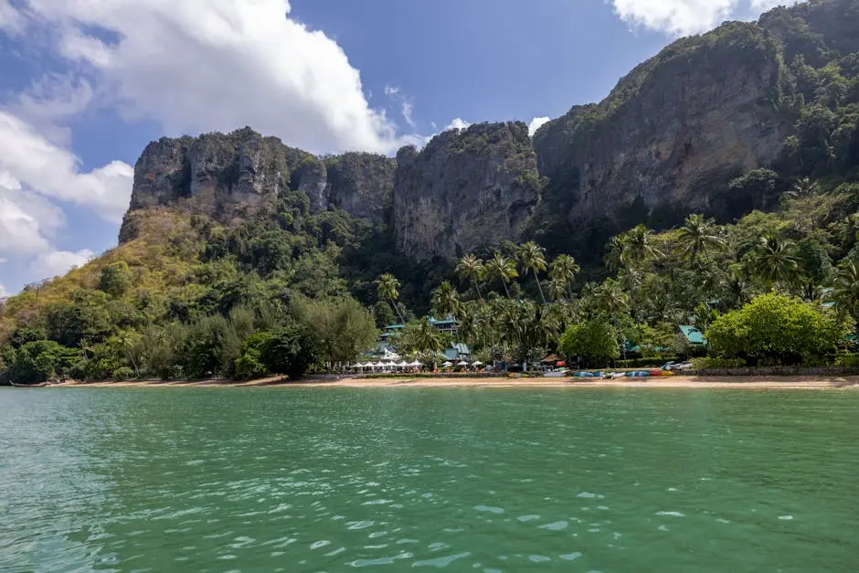 Discover The Tranquil Beauty Of Pai Plong Beach With Lush Cliffs And T
