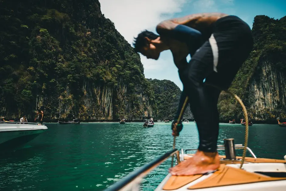 Experience An Exhilarating Boat Adventure Amidst The Stunning Cliffs O