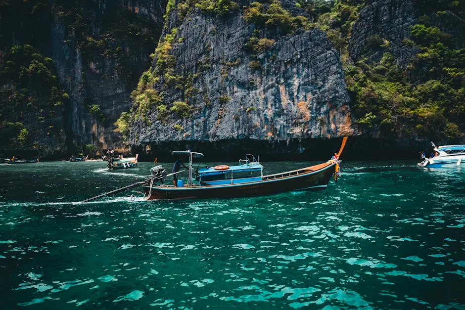 Experience The Beauty Of Thailand With This Vibrant Image Of A Longtai
