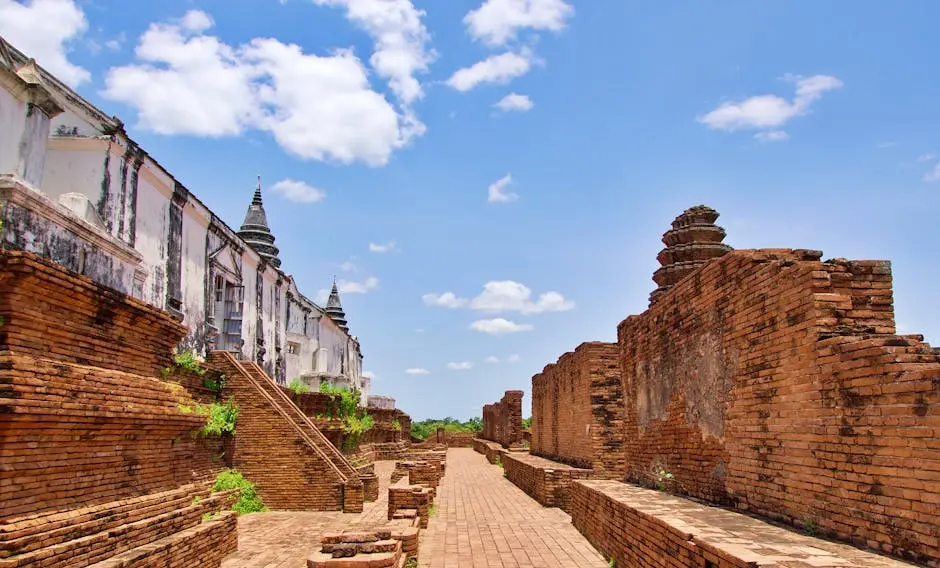 Explore The Historic Ruins Of Ayutthaya Thailand Showcasing Ancient Br