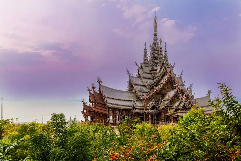 Explore The Intricate Sanctuary Of Truth Temple In Thailand A Masterpi